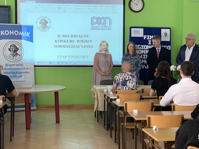 Finał II Regionalnego Konkursu Wiedzy Normalizacyjnej w ZSP nr 2 w Siedlcach 