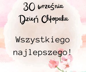 Kartka z życzeniami na Dzień Chłopaka