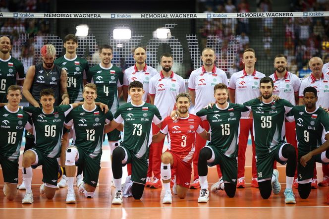 Siatkówka. Mecz Polska-Serbia. Memoriał Huberta Jerzego Wagnera w Krakowie