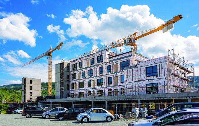 Montaż gotowych modułów o konstrukcji drewnianej