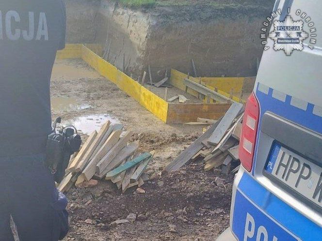 Nie tylko niewybuchy. Na budowie w Wodzisławiu Śląskim znaleziono ludzkie szczątki
