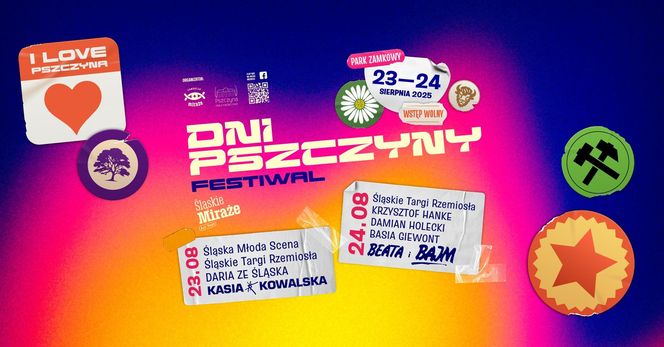 Plejada gwiazd na Dniach Pszczyny Festiwalu 2025. Kasia Kowalska, Bajm i Daria ze Śląska