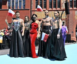 Justyna Steczkowska na ceremonii otwarcia Eurowizji 2025. Pojawiła się w zjawiskowej sukni!