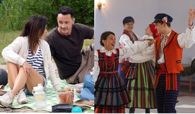 Barwy szczęścia. Kasia (Katarzyna Glinka), Mariusz (Rafał Cieszyński)