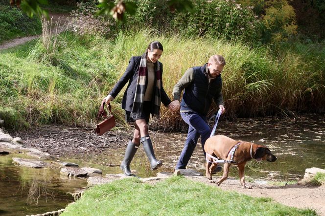 Jacek Ozdoba odpoczywa z żoną po ślubie