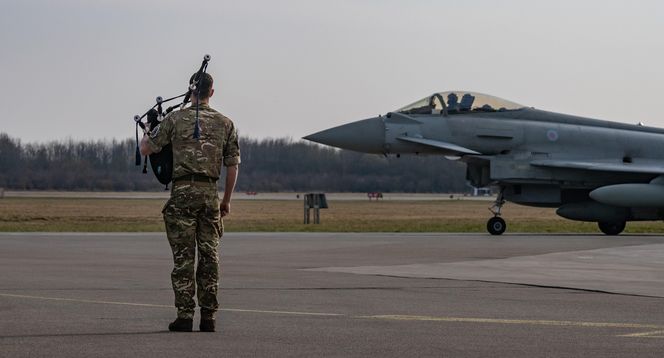 Brytyjskie Eurofighter Typhoon