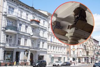 Niezwykłe odkrycie na Łazarzu. W starej kamienicy odnaleziono imponujące rzeźby lwów