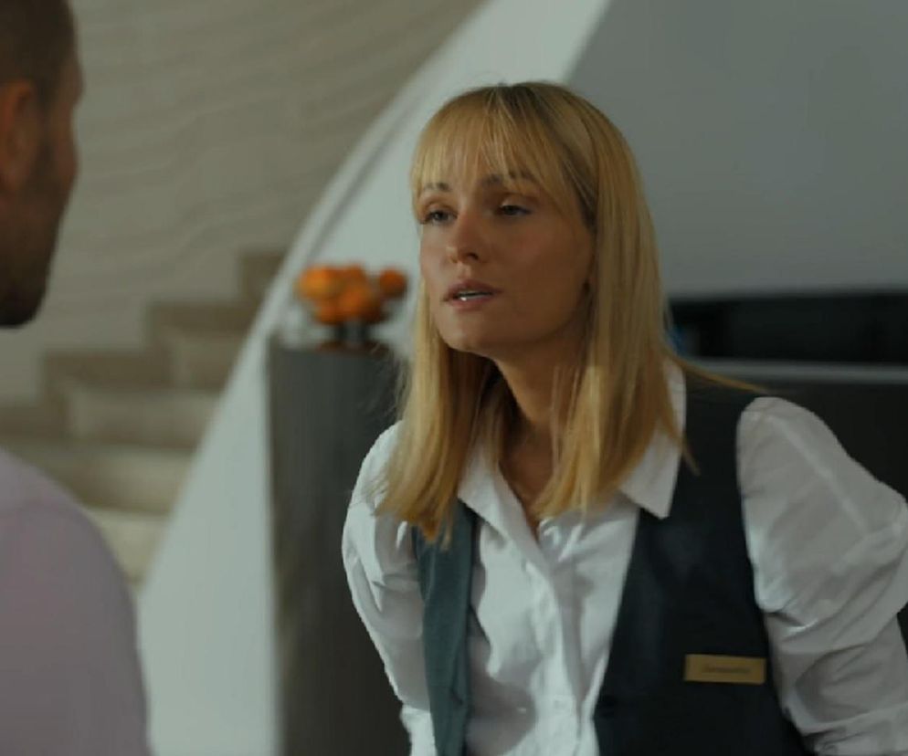 Barwy szczęścia, odcinek 3144. Franek (Mateusz Banasiuk), Ola (Michalina Robakiewicz)