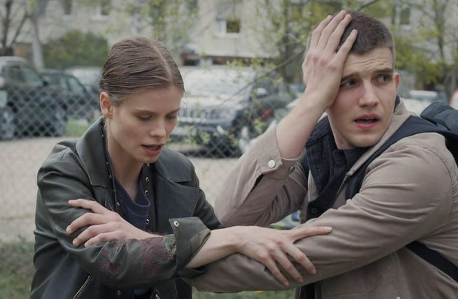 M jak miłość, odcinek 1875. Mateusz (Rafał Kowalski), Majka (Matylda Giegżno)