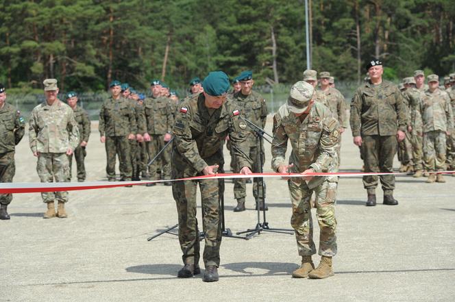 Miejsce stacjonowania wojsk na poligonie drawskim gotowe. To polsko - amerykańska inwestycja