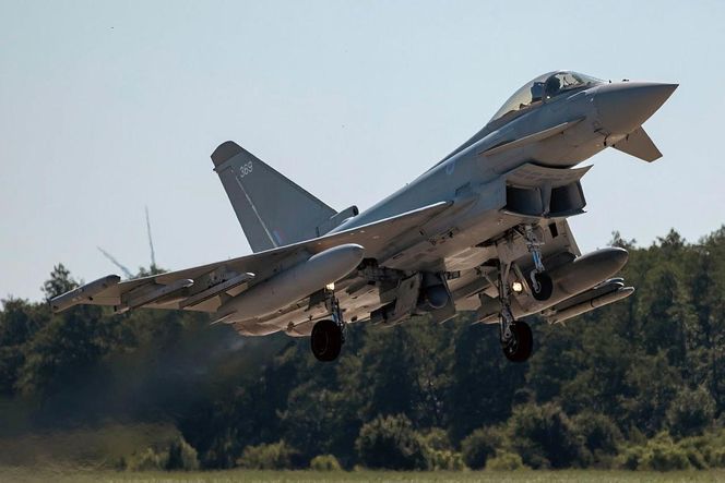 Brytyjski Eurofighter Typhoon