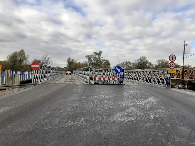 Most tymczasowy na rzece Kamienicy zostanie na kolejne miesiące