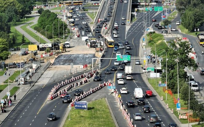 Budowa tramwaju do Dworca Zachodniego - zmiany w Al. Jerozolimskich