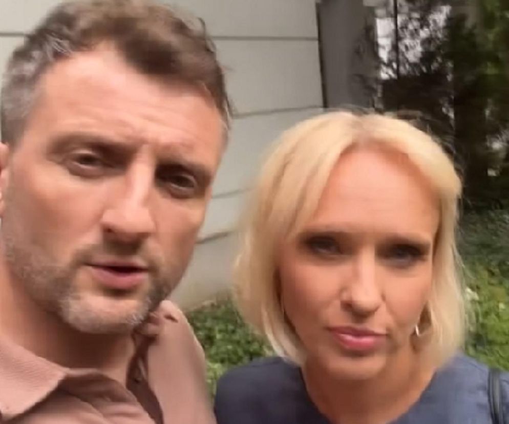 M jak miłość na planie. Bartek (Arkadiusz Smoleński), Dorota (Iwona Rejzner)