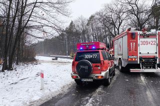 Wypadek na przejeździe kolejowym