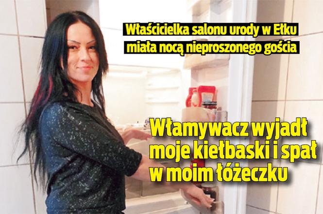 Włamywacz wyjadł moje kiełbaski i spał w moim łóżeczku