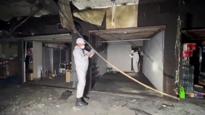 Policjanci pokazali jak wygląda wnętrze spalonego budynku w Ząbkach. Wstrząsające obrazki