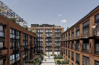 Lofty w Fabryce Jedwabiu w Łodzi, wizualizacja