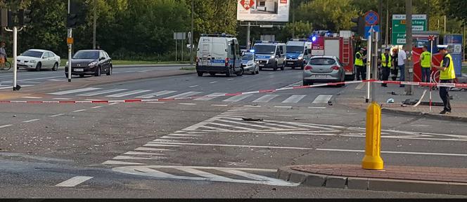 Wypadek w Warszawie