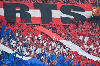 Kibice Widzewa Łódź w Chorzowie