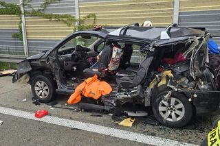 Wypadek na S8 w Łódzkiem. Wiele osób rannych. Na miejscu śmigłowiec LPR