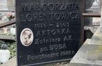 Grób Małgorzaty Lorentowicz