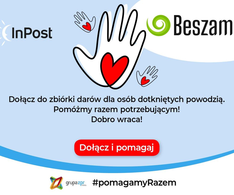 Beszamel zbiera dary dla powodzian w całej Polsce