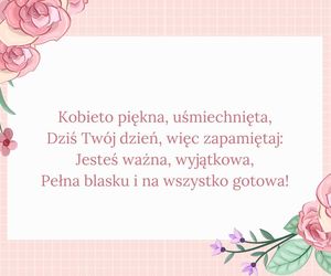 Życzenia na Dzień Kobiet - krótkie i miłe