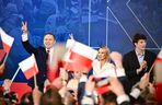 Rodzina Karola Nawrockiego na wieczorze wyborczym 