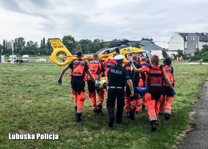 Policjant ranny podczas zabezpieczania Pol'and'Rock Festivalu