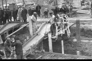 Budowa Trasy W-Z w Warszawie - 1948 r.