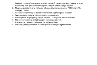 Matura język polski 2023 - arkusze PDF 2 (wypracownaie)