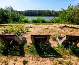 Plaża przy Moście Północnym