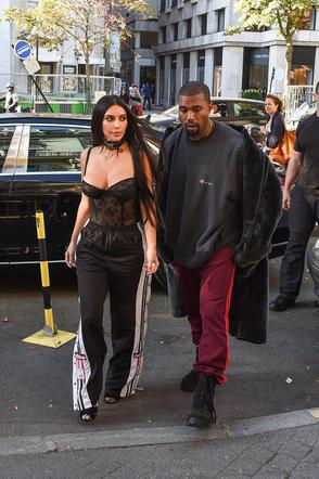 Kim Kardashian i Kanye West w Paryżu