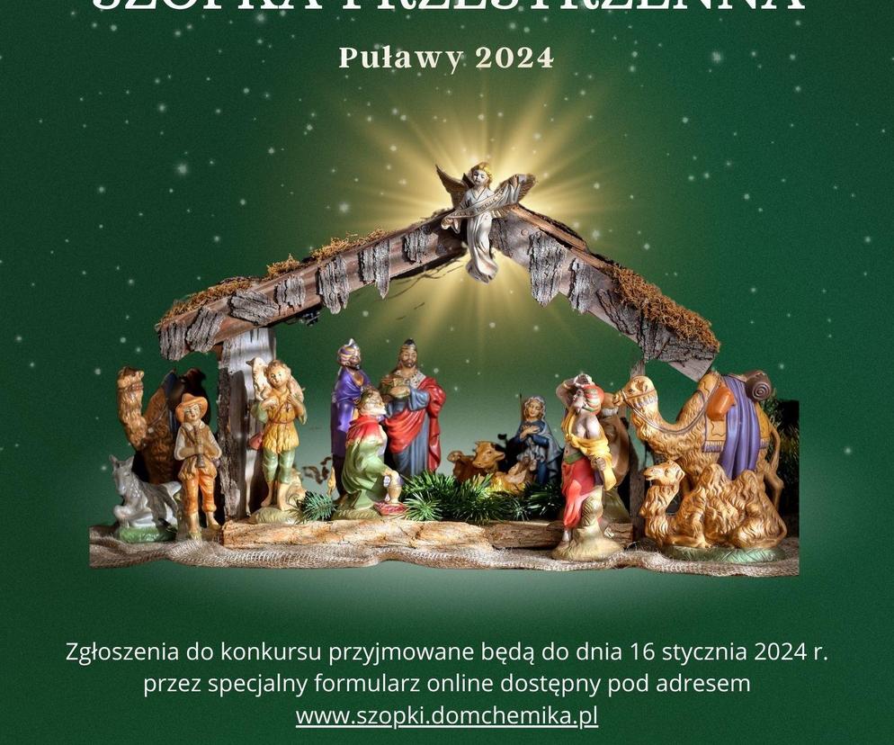 Konkurs na Bożonarodzeniową Szopkę Przestrzenną - plakat 