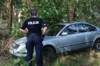 Świecie: Policyjny pościg za Passatem. Porzuciła auto w lesie i zaczęła uciekać pieszo