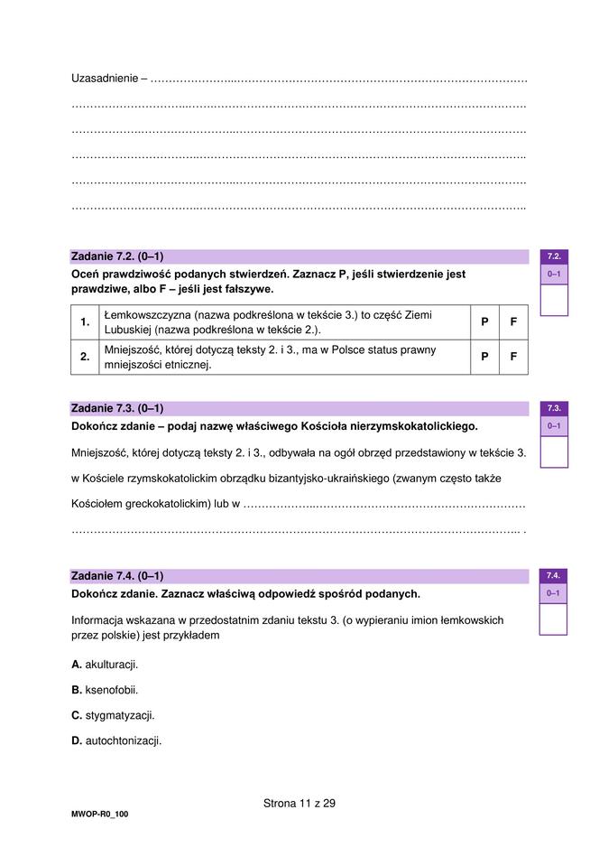 Matura WOS formuła 2023: arkusz CKE i odpowiedzi