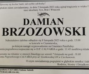 Damiana zmiażdżyła ściana. Rodzina apeluje o pomoc. Chcą postawić godny pomnik