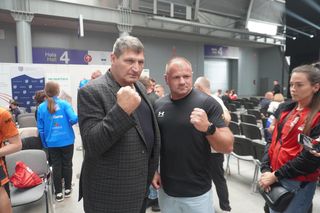 Andrzej Gołota na Targach Boksu w Kielcach