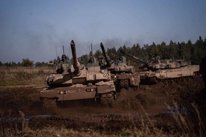 Czołgi K2 z 15. Giżyckiej Brygady Zmechanizowanej