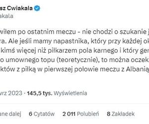 Albania - Polska: Reakcje Twittera