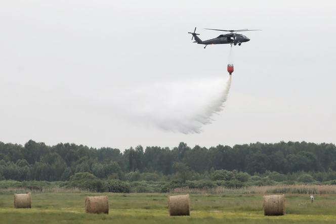 Pożar Biebrzańskiego Parku Narodowego opanowany! Nocny dozór pogorzeliska [ZDJĘCIA]