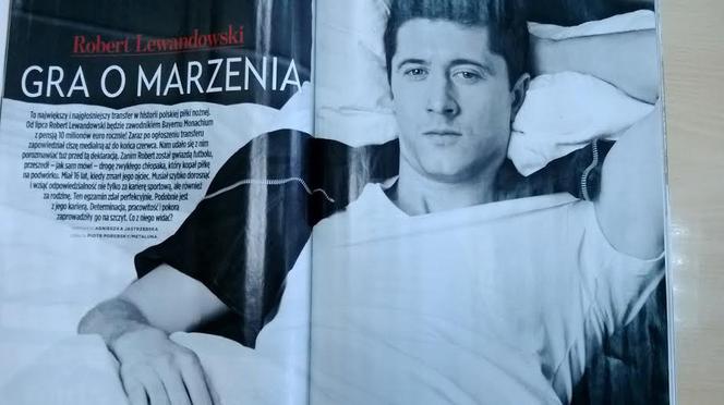 Robert Lewandowski w Gali: Takiej sesji fotograficznej jeszcze nie było!