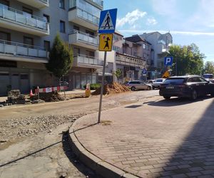 Roboty drogowe na ulicy Błonie w Siedlcach