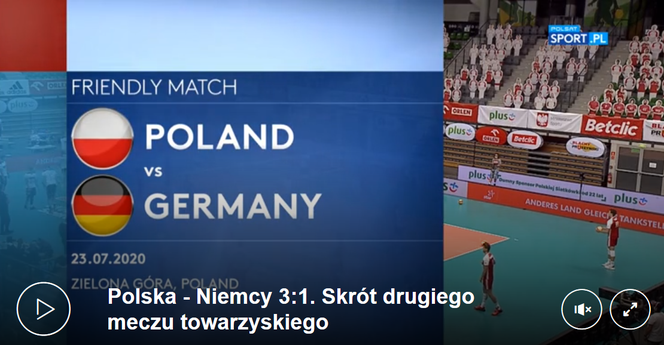 Skrót meczu Polska - Niemcy