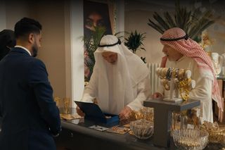 Barwy szczęścia odc. 3218. Andrzej (Leon Charewicz), Antoni Kiryłło (Cezary Nowak), Celina (Orina Krajewska)