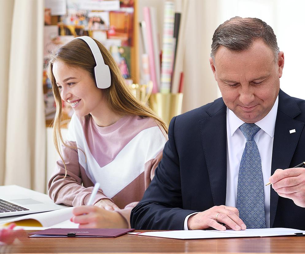 Andrzej Duda podpisał ustawę o laptopach dla uczniów 