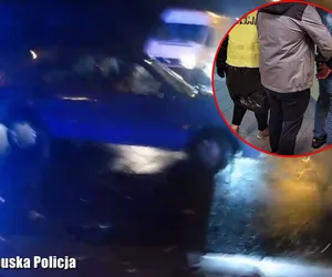 Potrącił dwóch policjantów i uciekł. Rozbił się kilkaset metrów dalej. Kierowca był już znany policji