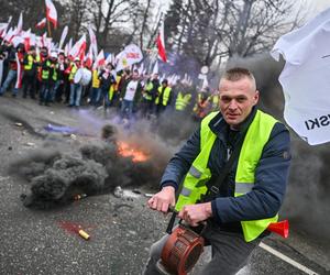 Strajk generalny rolników w Warszawie