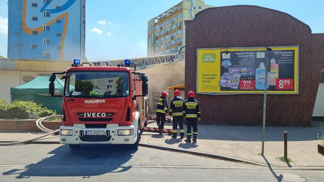 Pożar sklepu "Stokrotka"